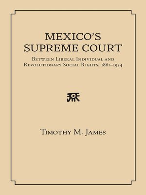 cover image of Mexico's Supreme Court